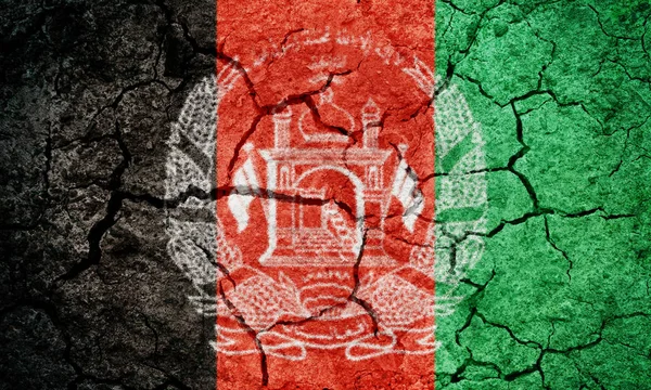 아프가니스탄 이슬람 공화국 국기 — 스톡 사진