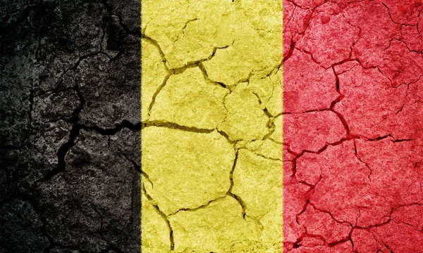 Σημαία του Βασιλείου του Βελγίου — Φωτογραφία Αρχείου