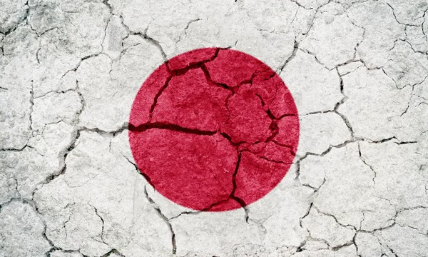 Japanse vlag — Stockfoto