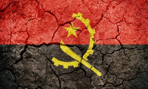 Republic of Angola flag — Stock Photo, Image