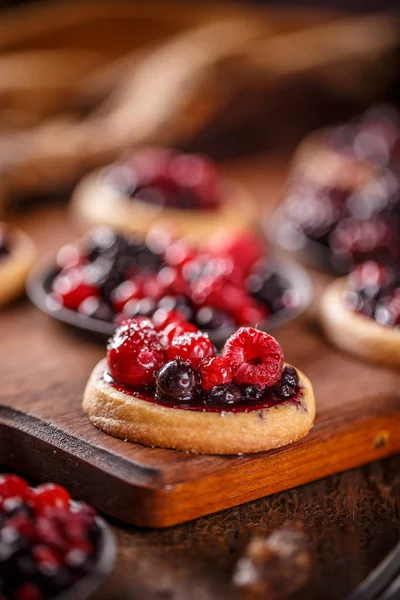 Mini party tartlets — Stockfoto