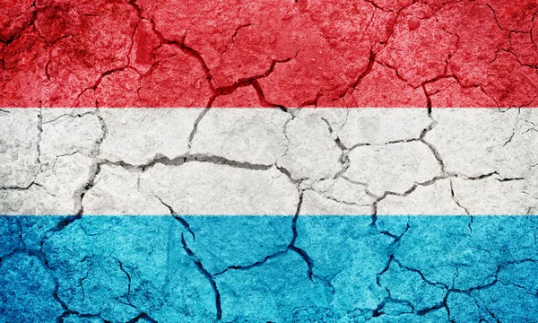 Wielkie Księstwo Luksemburga flagi — Zdjęcie stockowe