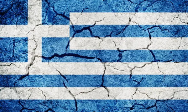 Flagge der Griechischen Republik — Stockfoto