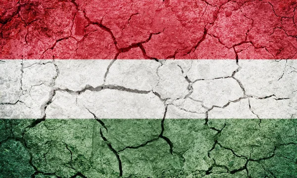 Vlajka Maďarska — Stock fotografie