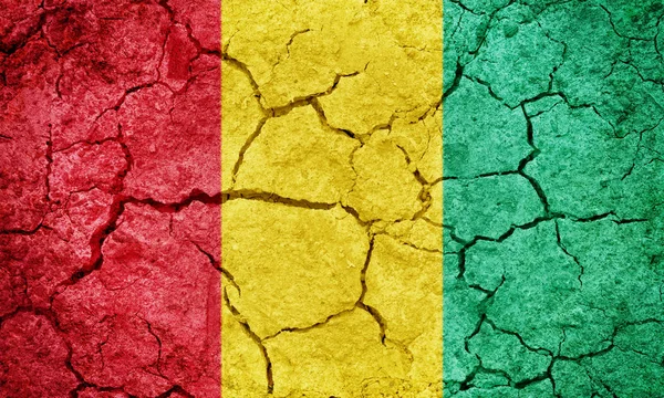 Republiken Guineas flagga — Stockfoto
