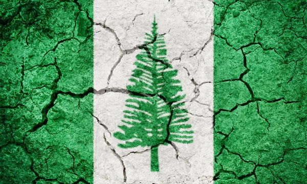 Territorium der norfolk island flag — Stockfoto