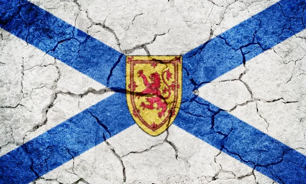 Nova Scotia, επαρχία του Καναδά, σημαία — Φωτογραφία Αρχείου