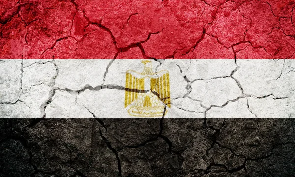 Arabrepubliken Egypten flagga — Stockfoto