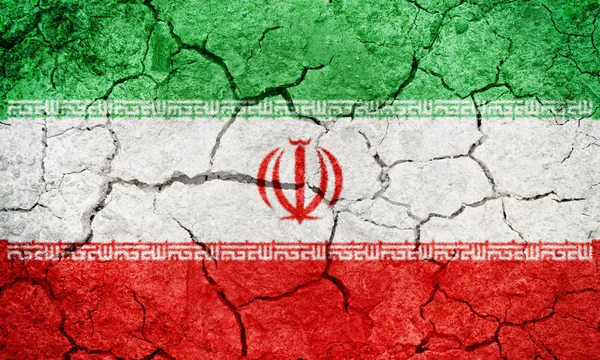 Flagę Islamską Republikę Iranu — Zdjęcie stockowe