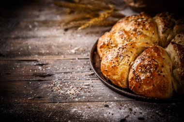 Lezzetli üçgen buns 