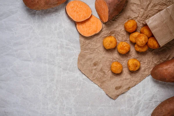 Sweet potato balls — Stock Photo, Image