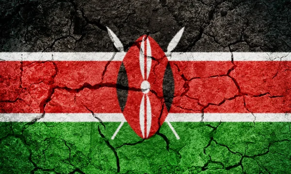 Keňská republika vlajka — Stock fotografie