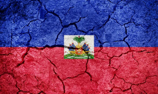 Bandeira da República do Haiti — Fotografia de Stock