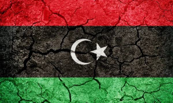 Vlajka Libye — Stock fotografie