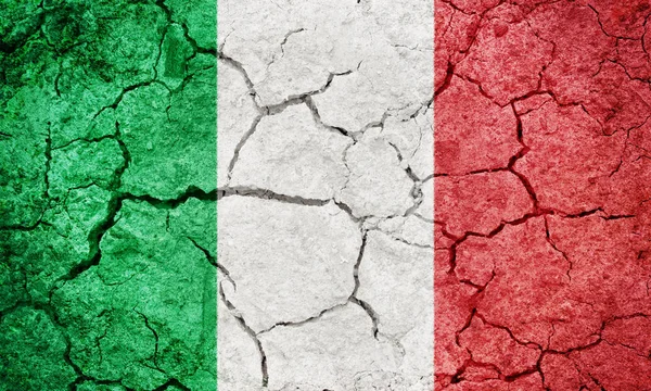 Σημαία της Ιταλικής Δημοκρατίας — Φωτογραφία Αρχείου