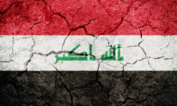 República da bandeira do Iraque — Fotografia de Stock