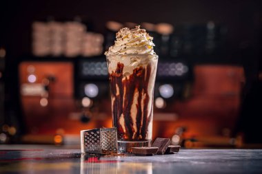 Lüks, lezzetli bir kahve. 