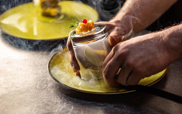 Terrina de hígado de ganso ahumado localmente —  Fotos de Stock