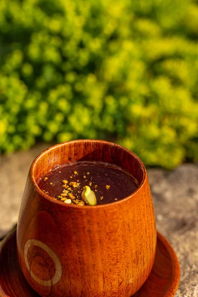 Porção de chocolate quente — Fotografia de Stock