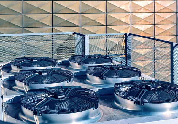 Refrigeração ar condicionado industrial — Fotografia de Stock
