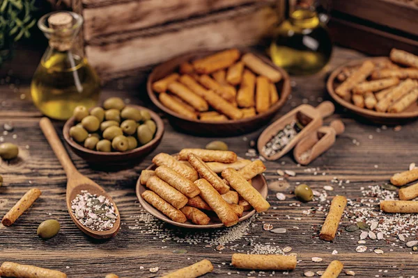 Knusprige Stockbrot — Stockfoto