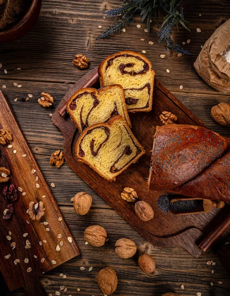 Pane dolce stile brioche — Foto Stock