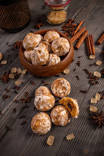 Läckra mjuka vete pepparkakor — Stockfoto