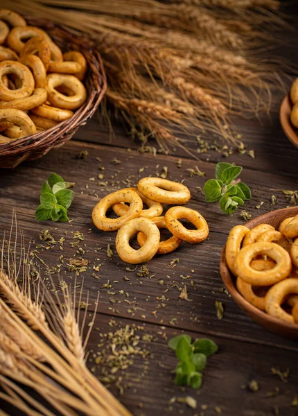 Kraker van de zoute krakeling — Stockfoto