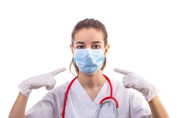 Bella medico femminile — Foto Stock