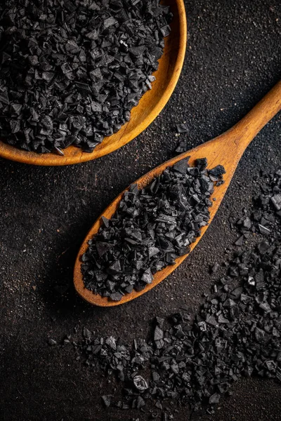 Gourmet black Hawaii salt — Stock Photo, Image