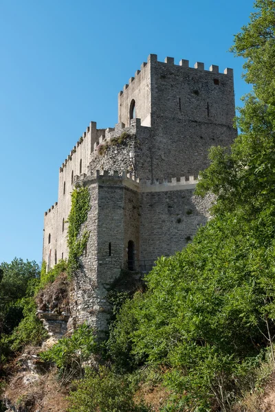 Toren van het kasteel in Erice — Stockfoto