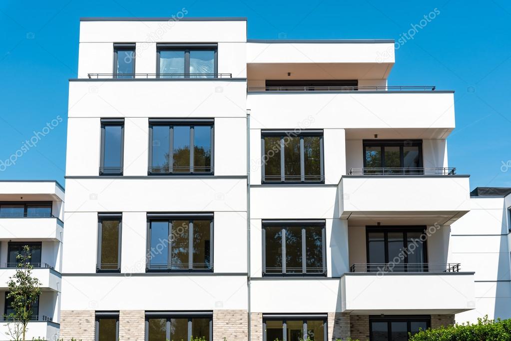 New white townhouses seen in Berlin