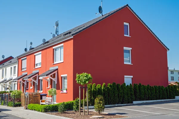 Serial houses seen in Germany — Stock Photo, Image