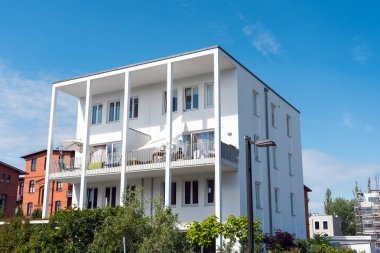 Berlin'de Balkonlu modern townhouse