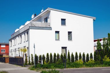 Berlin'de modern beyaz daire ev