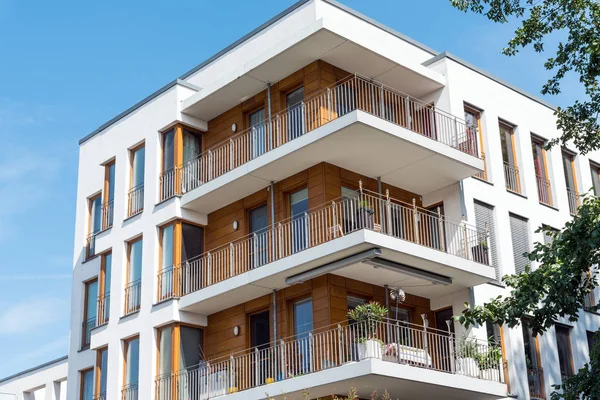 Apartment house seen in Berlin — Stock Photo, Image