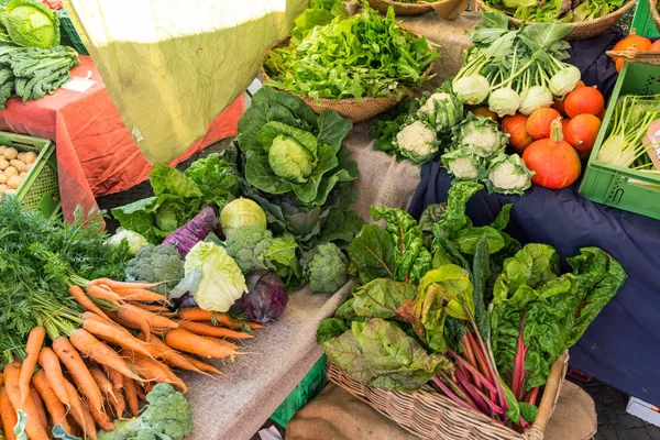 販売のための野菜の種類 — ストック写真