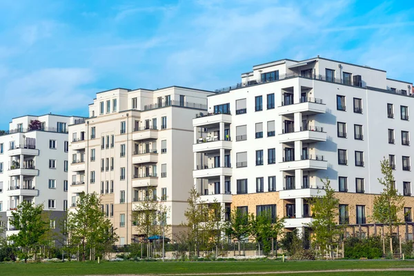 Development area with new houses — Stock Photo, Image