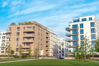 Berlin'de modern çok aile evleri