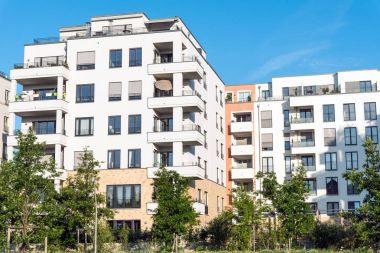 Beyaz modern daire ev