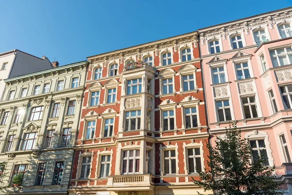 Nice restored old houses in Berlin — Stock Photo, Image