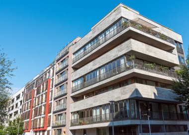 Modern Daire house somut bir cephe ile