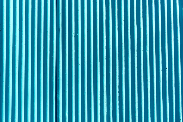 Fondo de chapa de metal corrugado azul — Foto de Stock