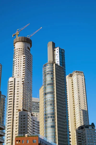 Skyscrapers seen in Puerto Madero, Buenos Aires — Stock Photo, Image