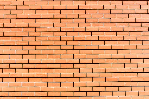 Fondo de pared de ladrillo naranja —  Fotos de Stock