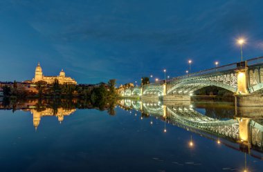 Salamanca Katedrali ve nehir Tormes