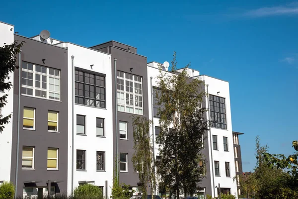 Modern Serial Houses Seen Berlin Germany — Stock Photo, Image