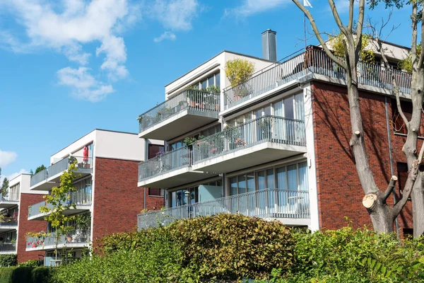 Modern Apartment Houses Seen Berlin Germany — Stock Photo, Image