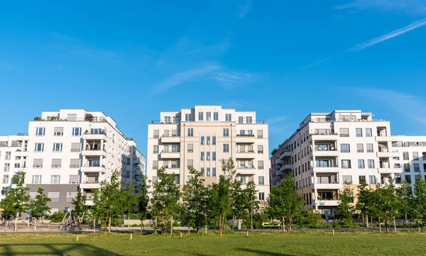 Área Habitacional Moderna Vista Berlim Alemanha — Fotografia de Stock