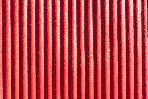 Fondo Lámina Metal Corrugado Rojo Superficie Textura — Foto de Stock